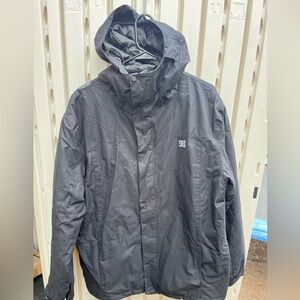 DC black snow jacket with Logo